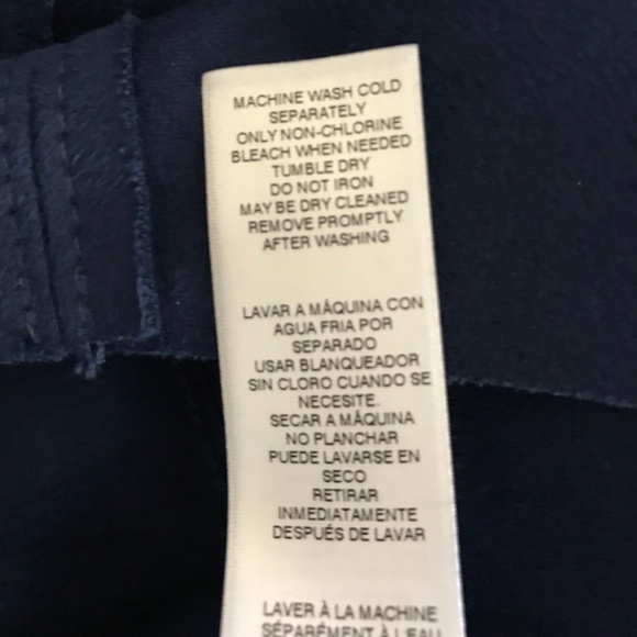 NWT Gorgeous Chicos Navy Faux Suede Topper Sz S - Picture 6 of 7